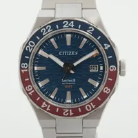 シチズン シリーズ8 NB6030-59L SS AT ブルー文字盤