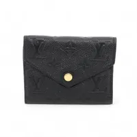 LOUIS VUITTON ルイ・ヴィトン/ポルトフォイユ・ヴィクトリーヌ/モノグラム・アンプラント/ノワールM80968/RFI****/ABランク/93【中古】 ルイ・ヴィトン バイカラー モノグラム アンプラント ポルトフォイユ