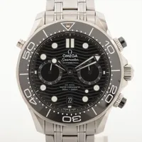 オメガ シーマスター プロフェッショナル ダイバー 300M コーアクシャル マスタークロノメーター 210.30.44.51.01.001 SS AT ブラック文字盤