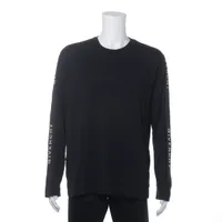 ジバンシィ コットン ロングTシャツ XXL ブラック