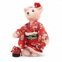 シュタイフ テディベア 675928 モヘア ぬいぐるみ 2003 レッド