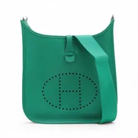 エルメス エヴリン3 29 PM トリヨンクレマンス ヴェールジェイド シルバー金具