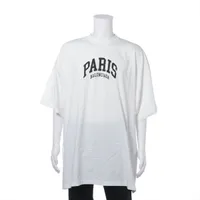 バレンシアガ コットン Tシャツ 21年 4 ホワイト