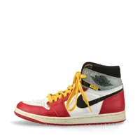 ナイキ×ユニオン AIR JORDAN 1 RETRO HIGH OG レザー ハイカットスニーカー 26cm マルチカラー