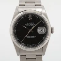 ロレックス デイトジャスト 16200 SS AT ブラック文字盤