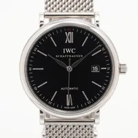 IWC ポートフィノ IW356506 SS AT ブラック文字盤