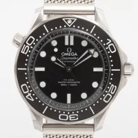 オメガ シーマスター プロフェッショナル ダイバー 300M コーアクシャル マスタークロノメーター 210.30.42.20.01.010 SS AT ブラック文字盤