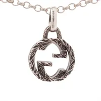 GUCCI グッチ インターロッキングG アラベスク 925 キーリング グッチ インターロッキングG アラベスク 925 キーリング シルバー AB