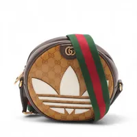 グッチ×アディダス ポリエステル×コットン トラックジャケット S