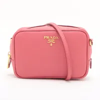 プラダ　ウエストポーチ プラダ PRADA ショルダーポーチ ブラック SV金具 ナイロン メンズ