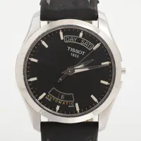 ティソ バナナウォッチ T117509A GP×革 QZ 黒文字盤 ABランクの買取