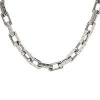 ルイ・ヴィトン コリエ チェーン モノグラム M00307 GP ネックレス LE1214 シルバー