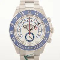 ロレックス ヨットマスターⅡ 116680 SS AT ホワイト文字盤