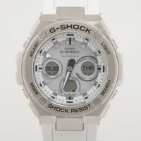 カシオ Gショック GST-W310 SS×ラバー ソーラー ホワイト文字盤