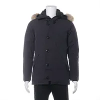 カナダグース CHATEAU PARKA コットン×ポリエステル ダウンジャケット FUSION S ネイビー