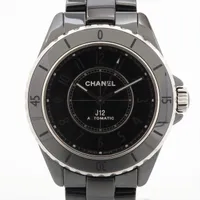 シャネル J12 ファントム H6185 CE×SS AT ブラック文字盤