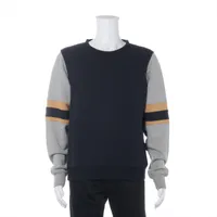 マルニ コットン スウェット 18AW 44 ネイビー×グレー