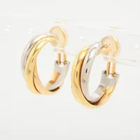 カルティエ トリニティ ピアス 750(YG×PG×WG) Aランクの買取実績価格