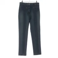 シャネル コットン×ポリウレタン デニムパンツ 14年 38 インディゴブルー