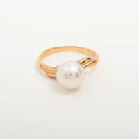 タサキ パール ダイヤ K18(YG) 約8.0mm