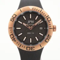 JPN シンカイ JPNW-002CRG QZ ブラック文字盤