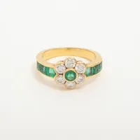 ノンブランド エメラルド ダイヤ 18K