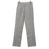 セリーヌ コットン デニムパンツ エディ期 25 ホワイト×ネイビー