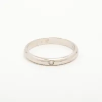 カルティエ ウェディング 1P ダイヤ Pt950 51