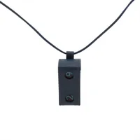 エルメス GP×革 ネックレス W:2024 ネイビー