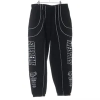 シュプリーム×フォックスレーシング コットン×ポリエステル スウェットパンツ 25AW XL ブラック