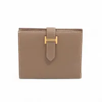 未使用　エルメス Hermes　リミックス パンチングレザー ケース エルメス リミックス パンチングレザー コインケース ブルーアトール