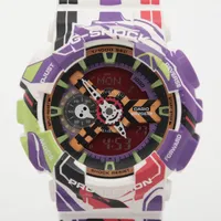 カシオ Gショック エヴァンゲリオン 30周年 コラボレーションモデル GA-110EVA30-7AJR SS×ラバー ソーラー デジタル文字盤