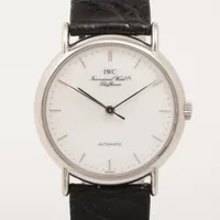 IWC ポートフィノ IW351403 SS×革 AT ホワイト文字盤