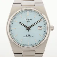 ティソ PRX T137407A SS AT アイスブルー文字盤