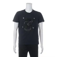 プラダ コットン Tシャツ 09年 M ネイビー