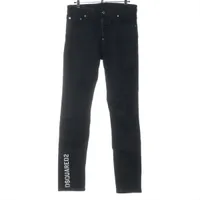 ディースクエアード コットン×ポリエステル デニムパンツ 23SS 42 ブラック