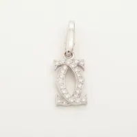 カルティエ 2C ダイヤ 750(WG)