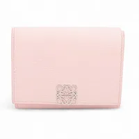 ロエベ アナグラム トライフォールド レザー コンパクトウォレット