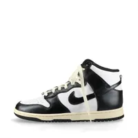 ナイキ DUNK HIGH レザー ハイカットスニーカー 22年 28cm ホワイト×ブラック