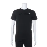モンクレール コットン Tシャツ 23年 S ブラック