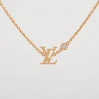 ルイ・ヴィトン パンダンティフ イディール ブロッサム LV ダイヤ 750(YG)