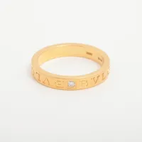 ブルガリ ブルガリブルガリ ダブルロゴ 1P ダイヤ 750(YG)