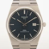 ティソ PRX パワーマティック80 T137407A SS AT ブルー文字盤