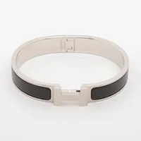 エルメス コリエドシアン24 GP×革 ブレスレット Z刻印 T2 ブラック A