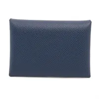 エルメス カルヴィ デュオ ヴォーエプソン ブルーアンクル シルバー金具