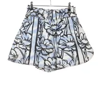 フェンディ コットン ショートパンツ 20年 40 ブルー×ホワイト