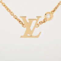 ルイ・ヴィトン パンダンティフ イディール ブロッサム LV ダイヤ 750(YG)