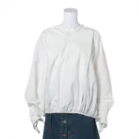 ヴァレンティノ コットン×ポリエステル ブラウス 20SS 38 ホワイト