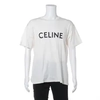 セリーヌ コットン Tシャツ XL ホワイト