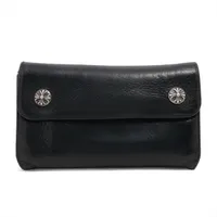 クロムハーツ ウェーブ レザー ウォレット